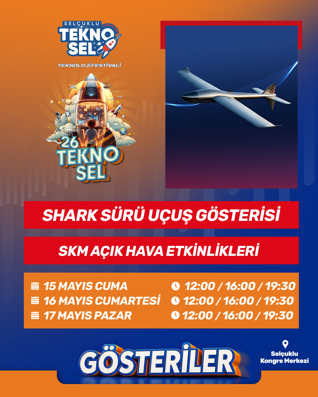 Shark Sürü Uçuş Gösterisi - SKM Açık Hava